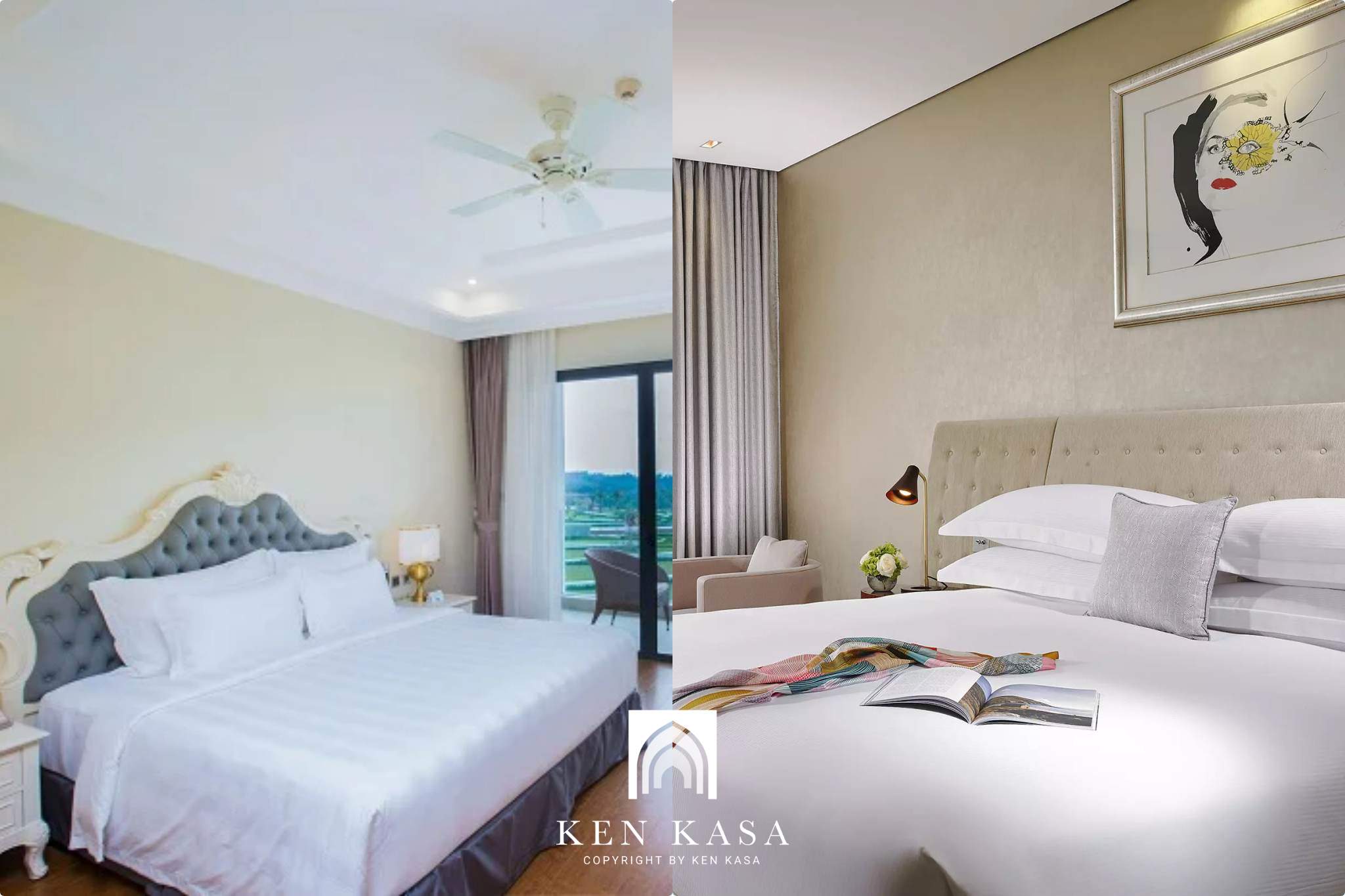 Ph&ograve;ng standard king trong kh&aacute;ch sạn 